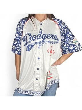 Dodgers Mexican Heritage Night Jersey Size XL